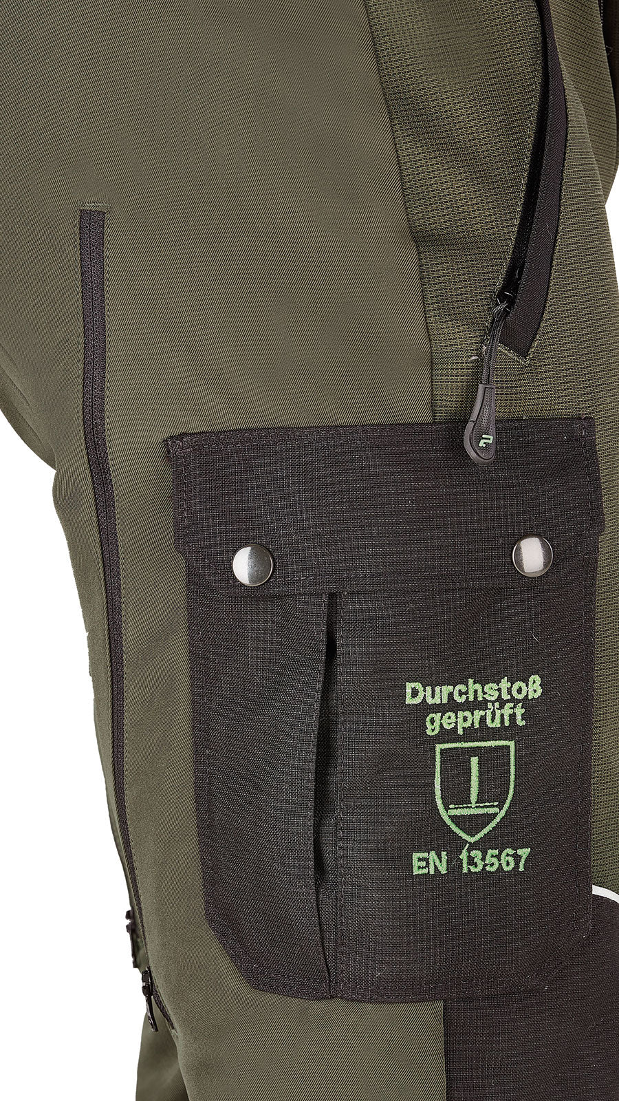PSS Beschermingsbroek wilde zwijnen, groen/zwart