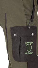 PSS Beschermingsbroek wilde zwijnen, groen/zwart