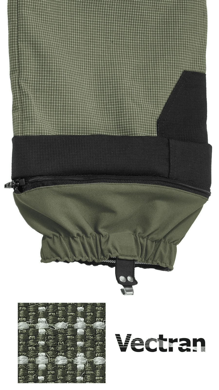 PSS Beschermingsbroek wilde zwijnen, groen/zwart