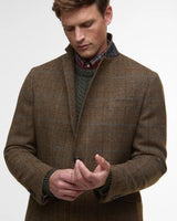 Barbour Sullivan Moons Check Blazer, brown