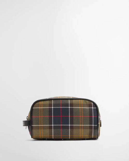 Barbour Tartan Washbag, classic