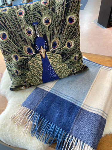 Pauw blauw; set