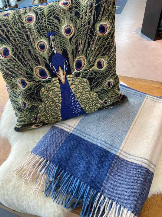 Pauw blauw; set