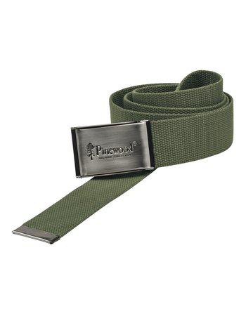 Pinewood Canvas Belt, olive