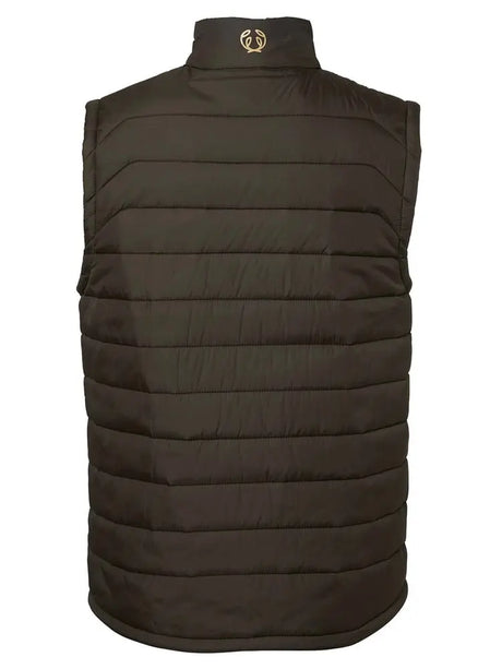 Chevalier Quintin Padded Vest Men, leather brown