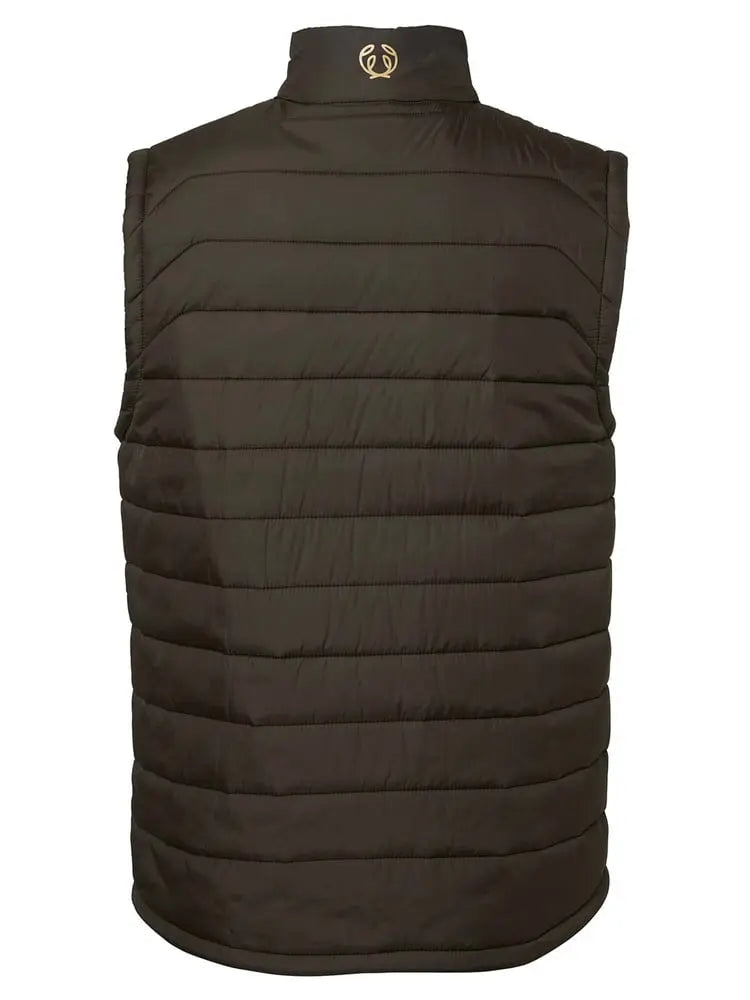 Afbeelding laden in Galerijviewer, Chevalier Quintin Padded Vest Men, leather brown
