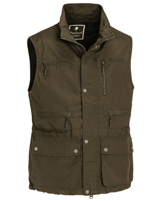 Pinewood Tiveden Vest, dark olive