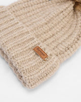 Barbour Saltburn Beanie & Tartan Scarf Gift Set, gardenia tartan