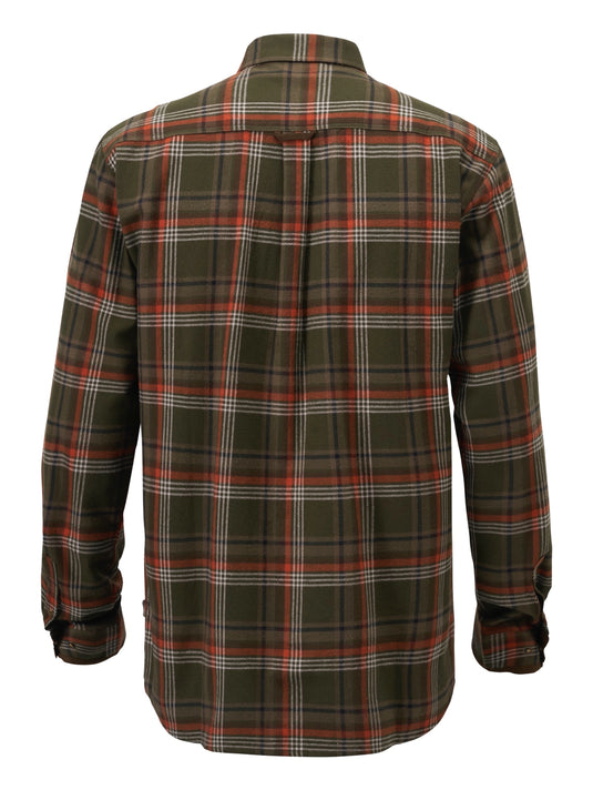 Pinewood Prestwick Exclusive Shirt M, green/burned orange
