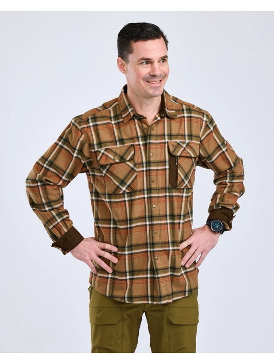 Pinewood Cornwall Shirt, dark sandstone