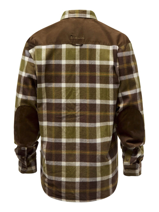 Pinewood Douglas Shirt, olive green/crème white