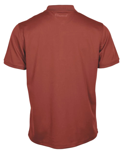 Pinewood Ramsey Coolmax Polo Shirt, terracotta