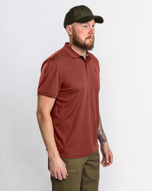 Afbeelding laden in Galerijviewer, Pinewood Ramsey Coolmax Polo Shirt, terracotta
