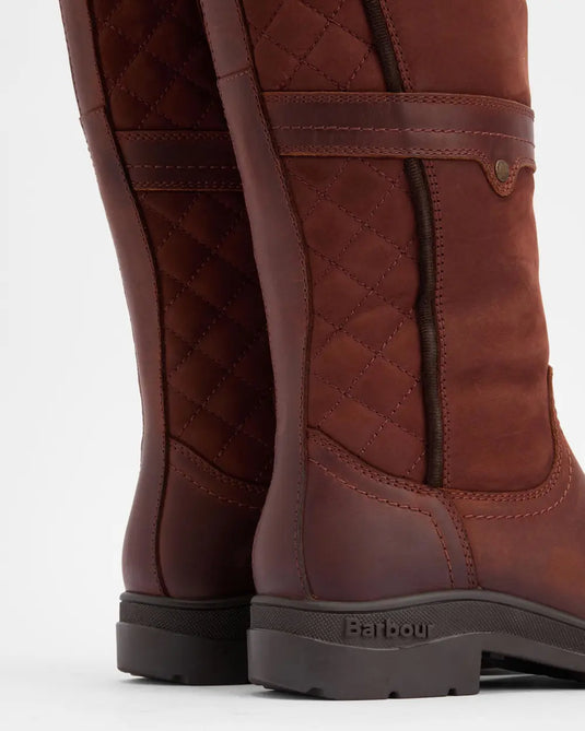 Barbour Beaconsfield Knee-High Boots, mahogony