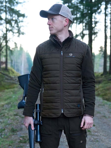 Ember Heat Vest Men Forest Green