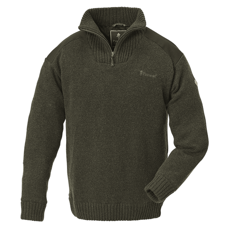 Load image into Gallery viewer, Pinewood Hurricane Sweater Men, dark green/dark brown
