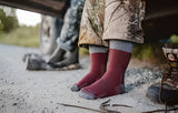 Darn Tough lightweight sock, burgundy