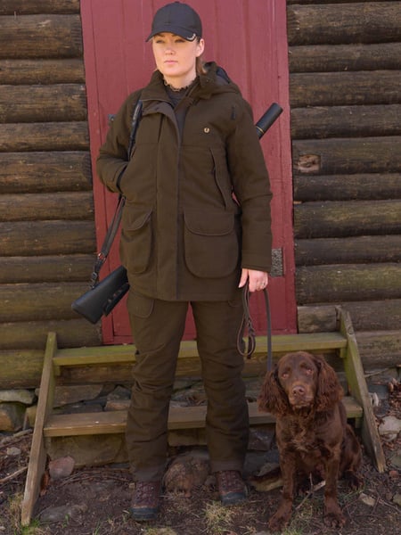 Highland Chevalite Padded Jacket Women Dark Forrest Green