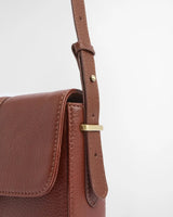 Barbour Rosa Leather Crossbody Bag, brown