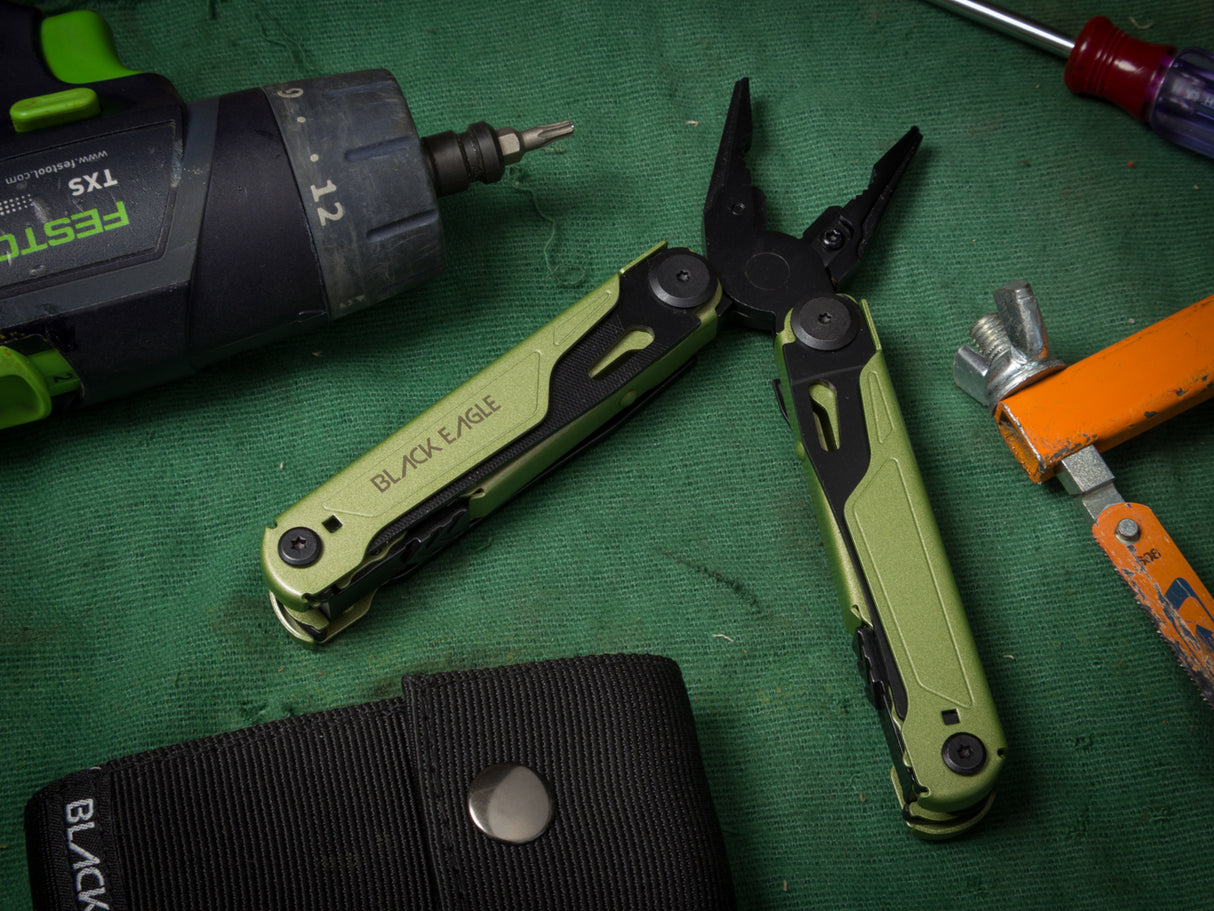 Black Eagle Yukon Forest Green Multitool