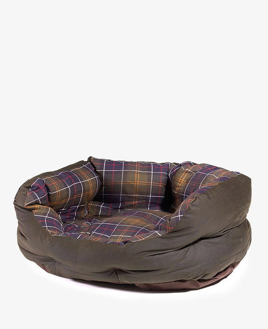 Barbour Wax/Cotton Dog Bed; 89x70x34 cm