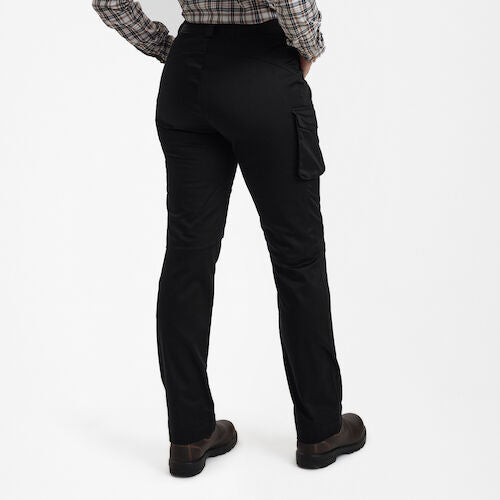 Laden Sie das Bild in Galerie -Viewer, Deerhunter Lady Traveler Trousers Black - Het Brabants Jachthuis
