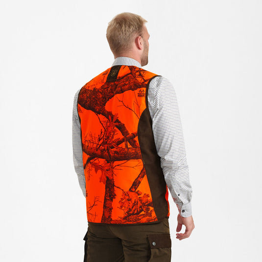 Deerhunter Eagle Waistcoat Orange Blase