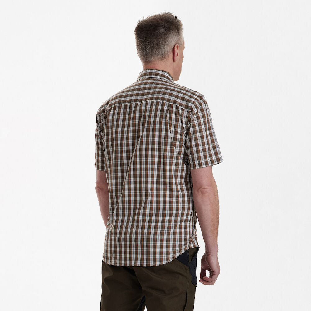 Deerhunter Jeff Shirt, brown check