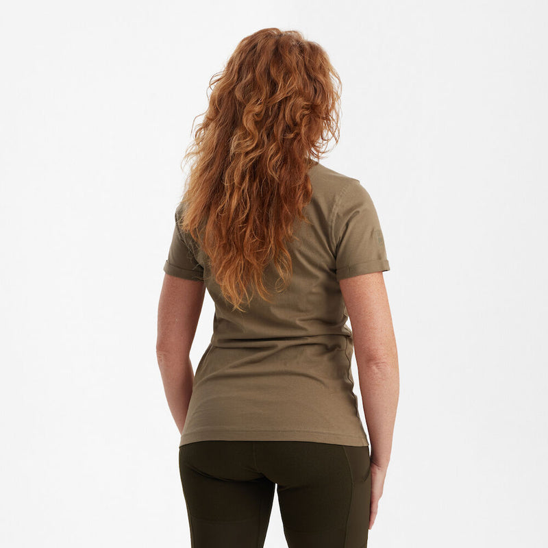 Load image into Gallery viewer, Deerhunter Lady Ella T-shirt, khaki
