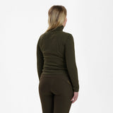 Deerhunter Lady Darlington Roll Neck, green melange