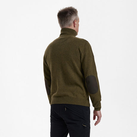 Deerhunter Sheffield Knit with zip-neck, Cypres