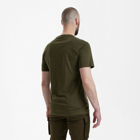 Deerhunter T-Shirts 2-Pack, green/brown leaf