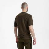 Deerhunter T-Shirts 2-Pack, green/brown leaf