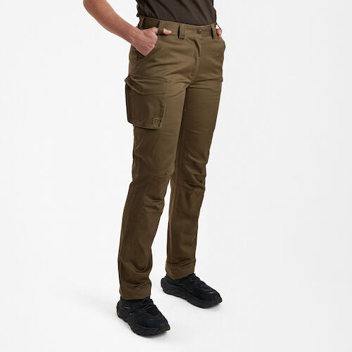 Laden Sie das Bild in Galerie -Viewer, Deerhunter Lady Traveler Trousers Hickory - Het Brabants Jachthuis
