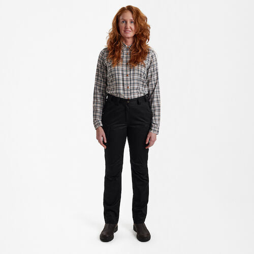 Laden Sie das Bild in Galerie -Viewer, Deerhunter Lady Traveler Trousers Black - Het Brabants Jachthuis
