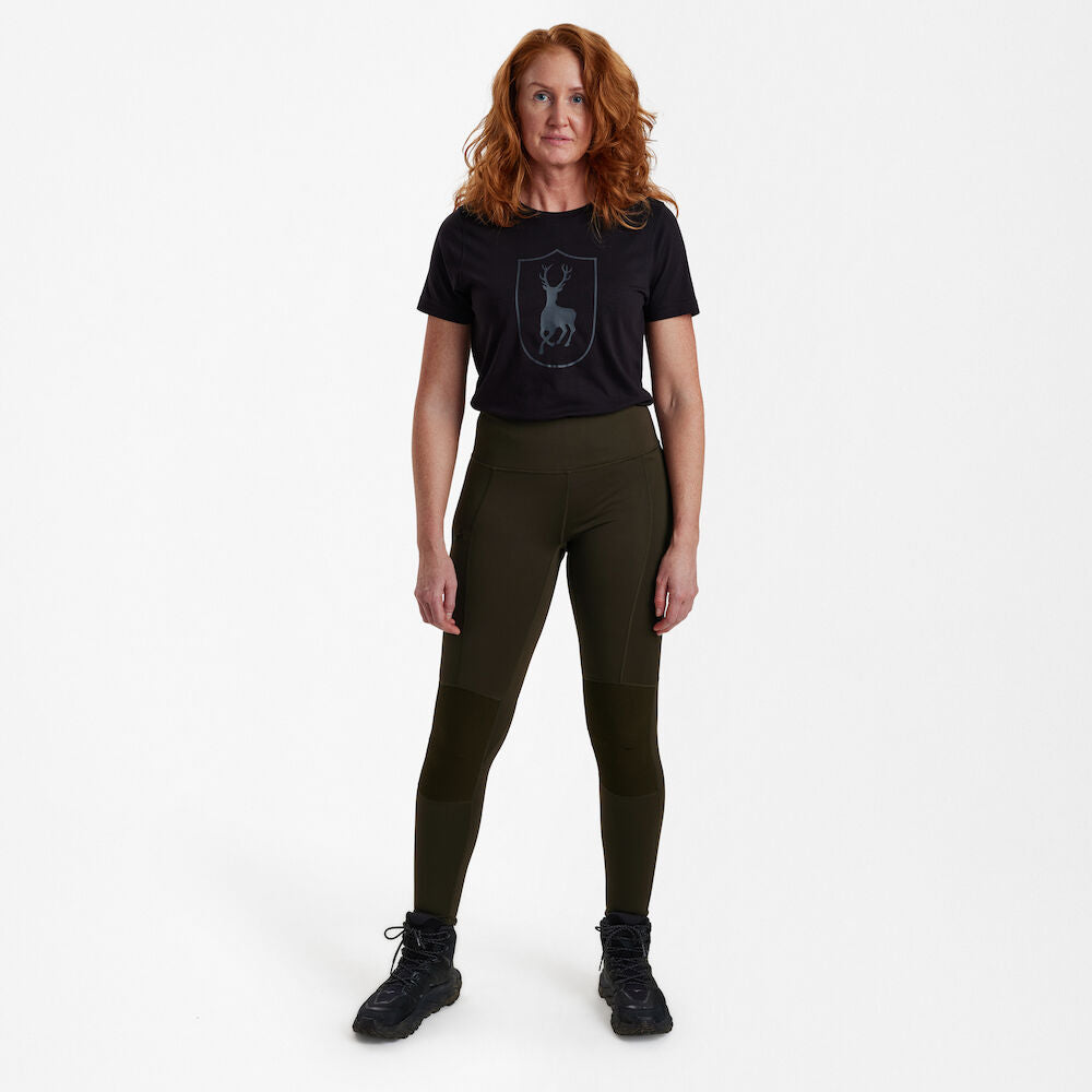 Deerhunter Lady Reinforced Tights, art green