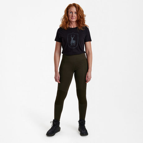 Deerhunter Lady Reinforced Tights, art green