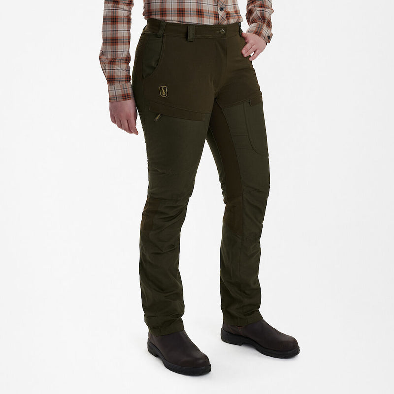 Afbeelding laden in Galerijviewer, Deerhunter Lady Ann Trousers, deep green
