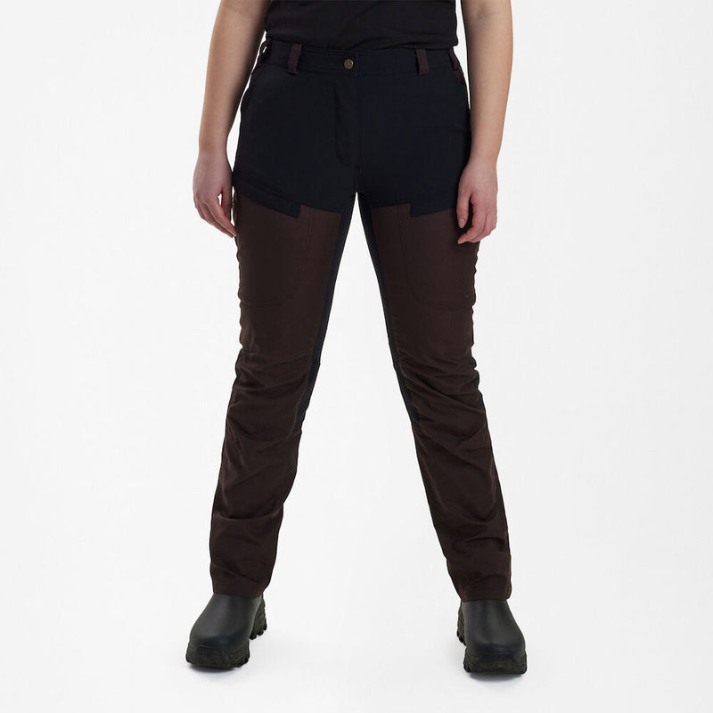 Afbeelding laden in Galerijviewer, Deerhunter Lady Ann Trousers, dark prune
