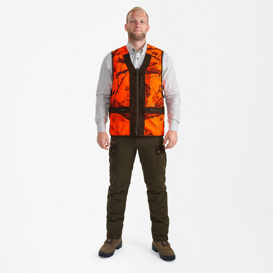 Deerhunter Eagle Waistcoat Orange Blase