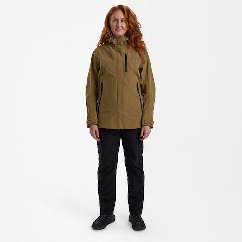 Load image into Gallery viewer, deerhunter lady Sarek Shell Jacket with hood Butternut - Het Brabants Jachthuis
