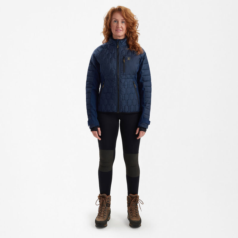 Afbeelding laden in Galerijviewer, Deerhunter Lady Mossdale Quilted Jacket, navy
