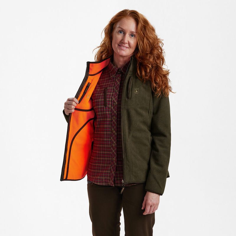 Load image into Gallery viewer, Deerhunter Lady Pam Bonded Fleece Jacket Reversible - Het Brabants Jachthuis
