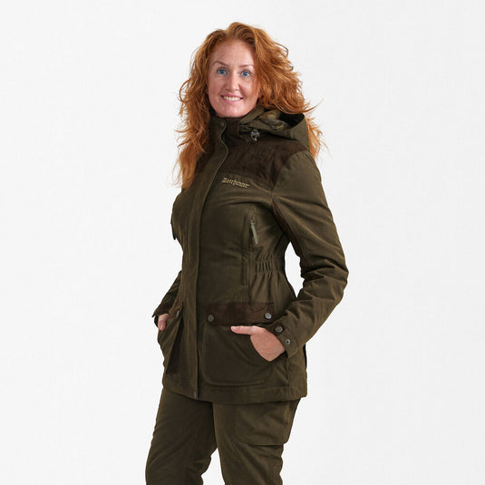 Deerhunter Lady Eagle jacket, tarmac green