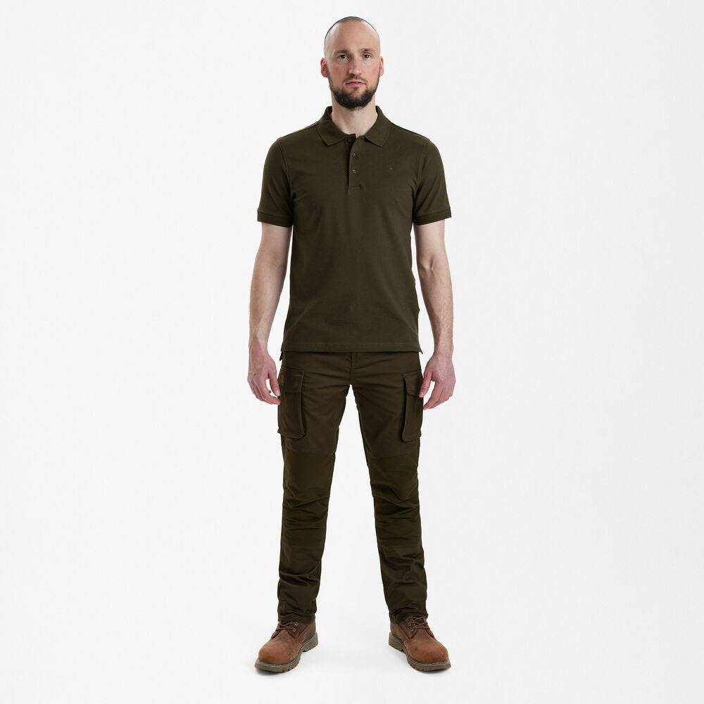 Deerhunter Harris Polo Shirt, deep green