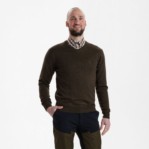 Deerhunter Kingston with V-neck, dark elm