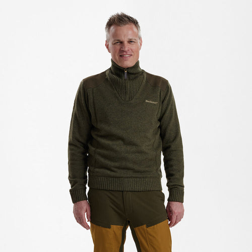 Deerhunter Carlisle Knit with stormliner, green melange