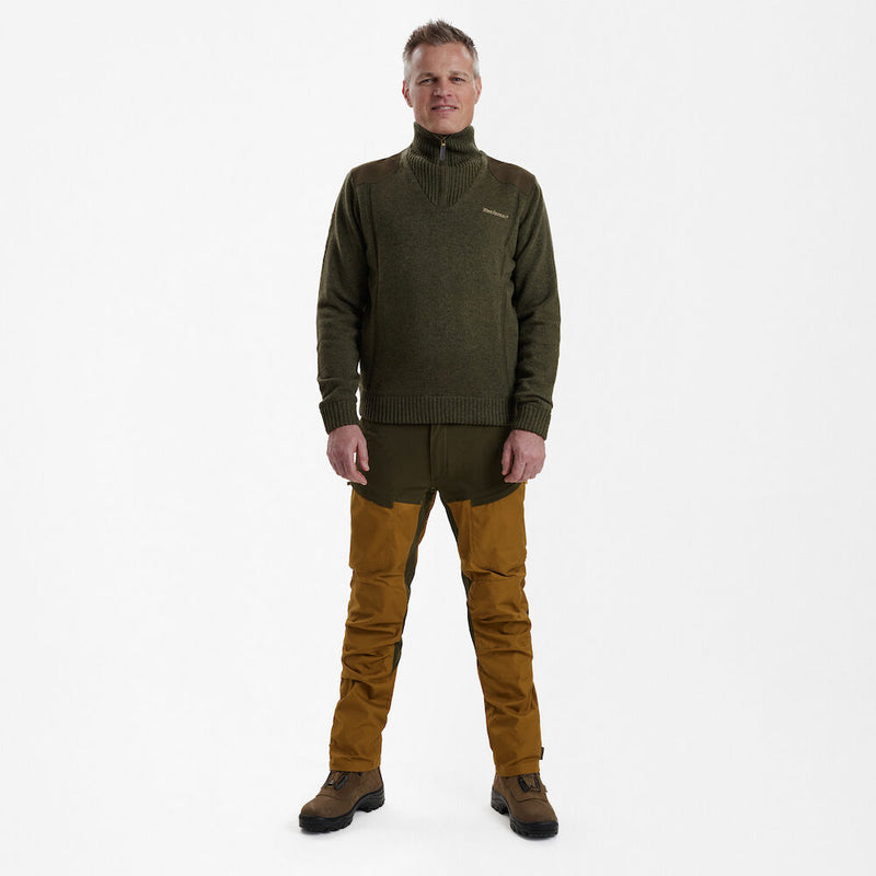 Afbeelding laden in Galerijviewer, Deerhunter Carlisle Knit with stormliner, green melange
