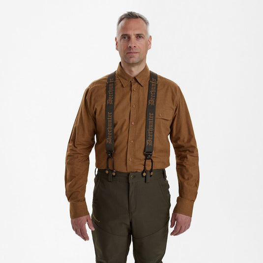 Deerhunter Combi Bretels, groen/camel