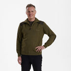 Deerhunter Sheffield Knit with zip-neck, Cypres